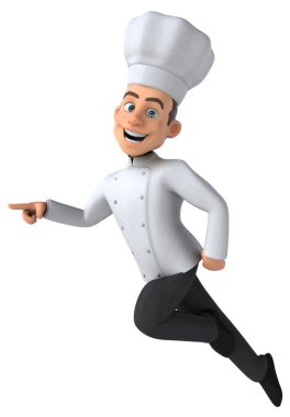 Eğlenceli genç Şef