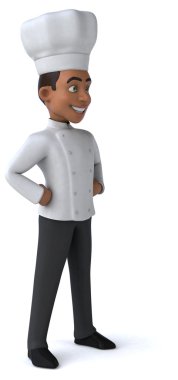 Eğlenceli genç Şef