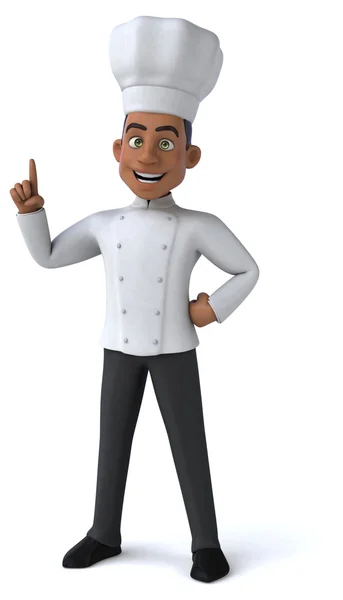 Leuke cartoon chef-kok — Stockfoto