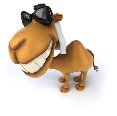 Eğlenceli çizgi film deve