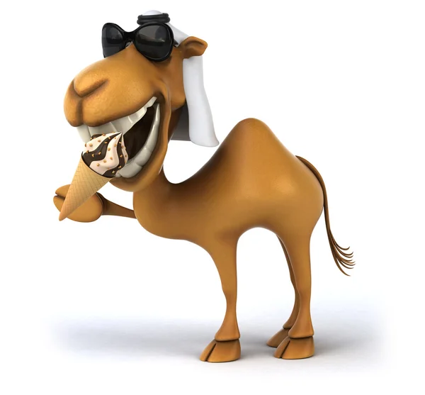 Leuke cartoon kameel — Stockfoto