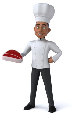 Biftek ile eğlenceli Şef