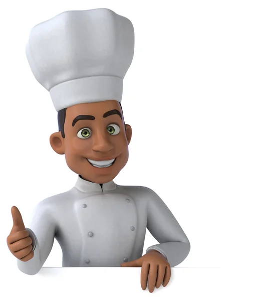 Divertido chef dos desenhos animados — Fotografia de Stock