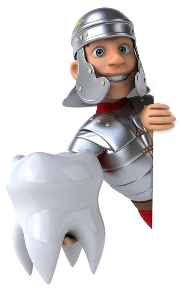 Rzymski żołnierz z zębów — Zdjęcie stockowe