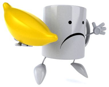 Muz ile eğlenceli kupa