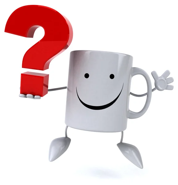 Fun cartoon mug — Stock Photo, Image