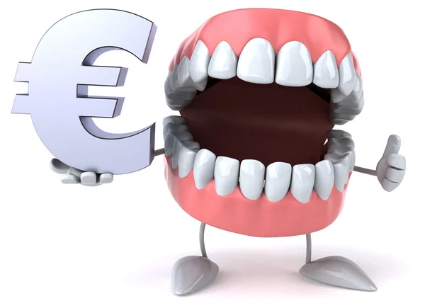 Fun cartoon teeth — Stock Photo, Image