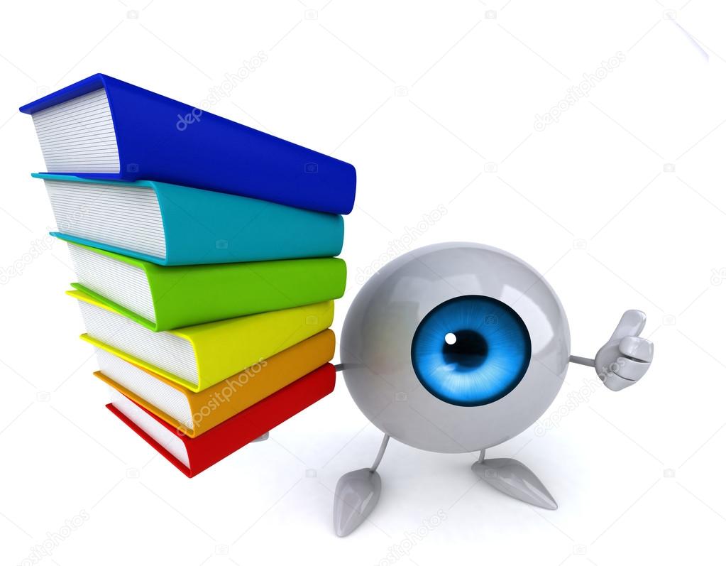 Fun eye with books