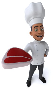 Biftek ile eğlenceli Şef