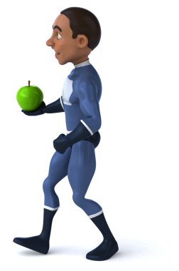 Apple ile eğlenceli süper kahraman