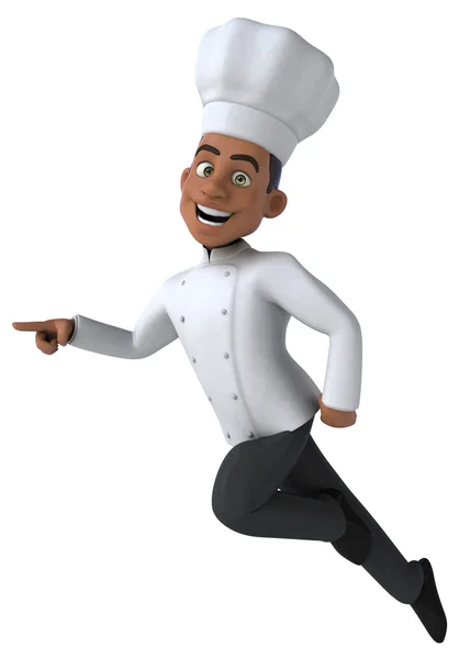 Leuke cartoon chef-kok — Stockfoto