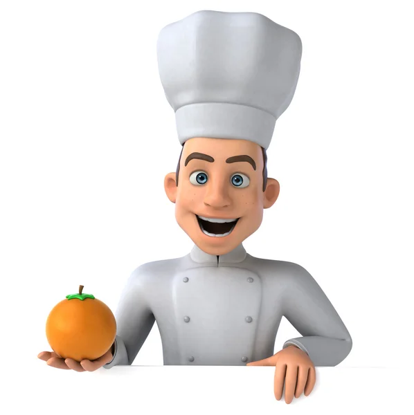 Leuke cartoon chef-kok — Stockfoto