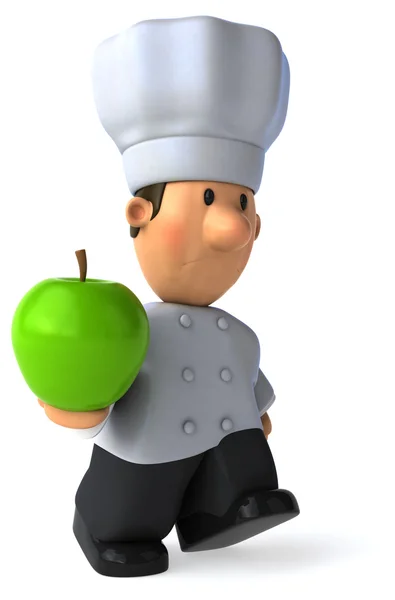 Leuke cartoon chef-kok — Stockfoto