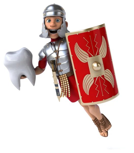 Cartoon roman soldier — Stock Photo, Image