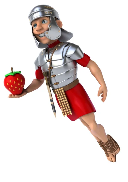 Zeichentrickfilm römischer Soldat — Stockfoto