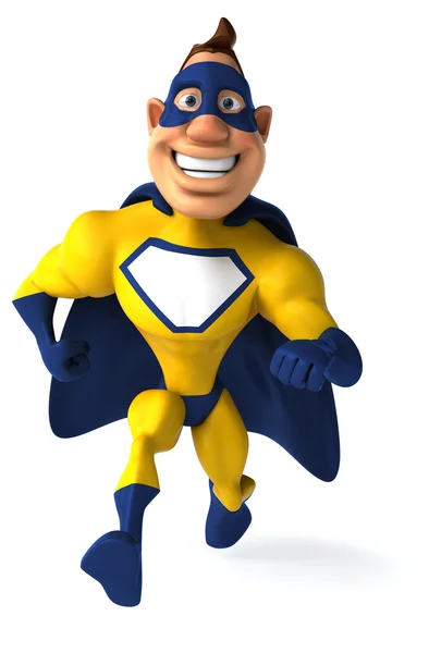 Fun cartoon superhero — Stock Photo, Image