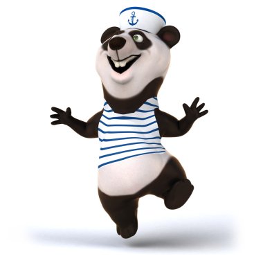 Eğlenceli panda ayısı