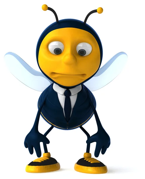 Roliga tecknade bee — Stockfoto