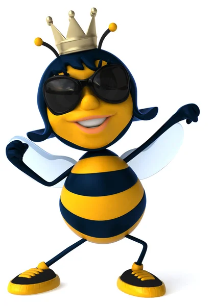 Leuke cartoon bee — Stockfoto