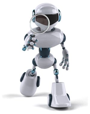 Eğlenceli çizgi film robot