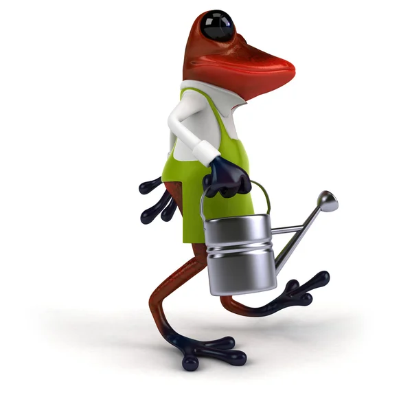 Fun cartoon frog — Stock Photo, Image