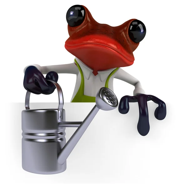 Fun cartoon frog — Stock Photo, Image