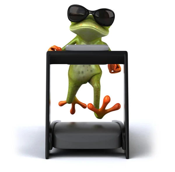 Fun cartoon frog — Stock Photo, Image