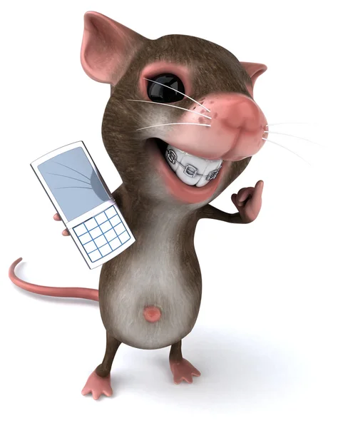 Zabawa kreskówka mysz — Zdjęcie stockowe