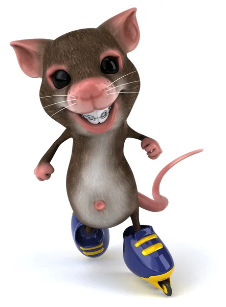 Rato divertido dos desenhos animados — Fotografia de Stock