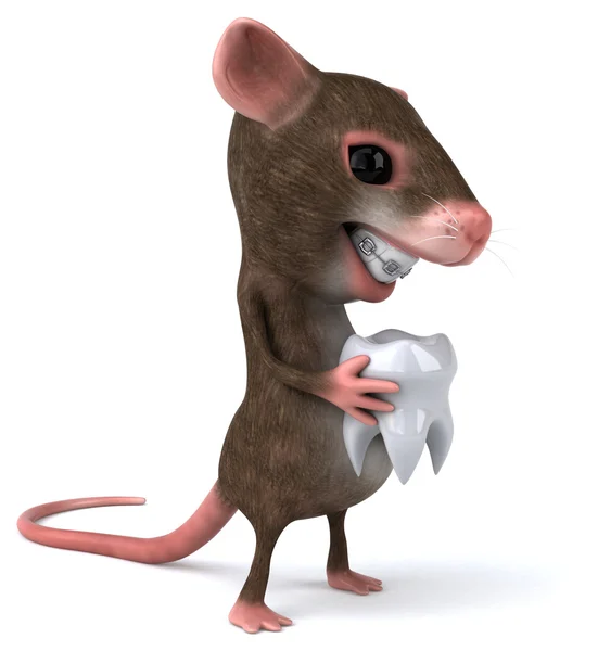 Fun cartoon mouse — Stock Photo, Image