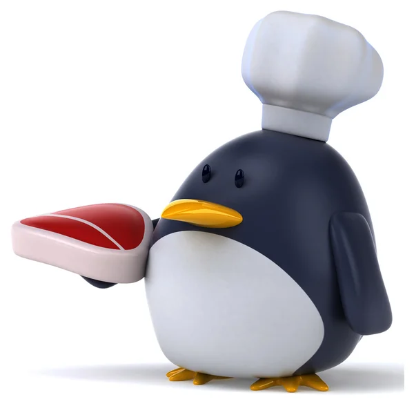 Funny cartoon penguin — Stock Photo, Image