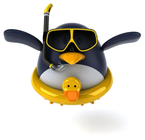 Funny cartoon penguin — Stock Photo, Image