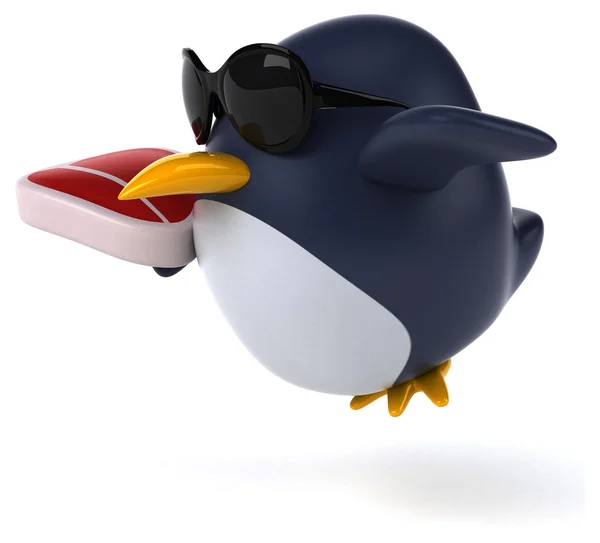 Funny cartoon penguin — Stock Photo, Image