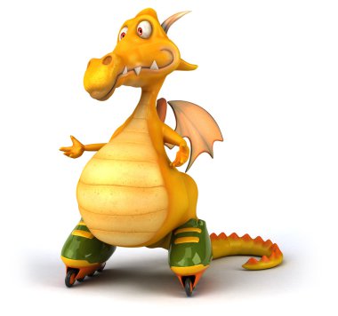 Eğlenceli çizgi film dragon