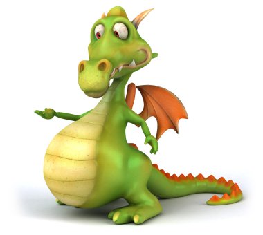 Eğlenceli çizgi film dragon