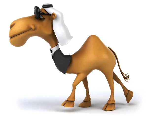 Rolig tecknad kamel — Stockfoto