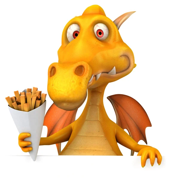 Spaß Cartoon Drache — Stockfoto