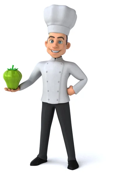 Fun мультфільму шеф-кухаря — стокове фото