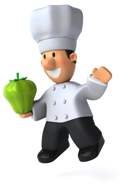 Leuke cartoon chef-kok — Stockfoto