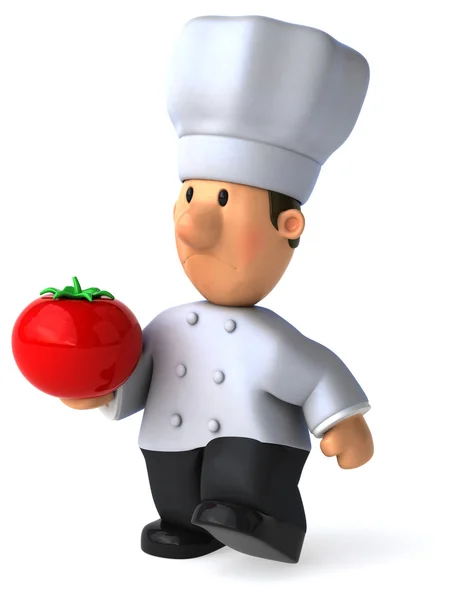 Leuke cartoon chef-kok — Stockfoto