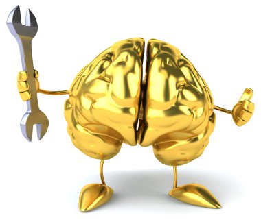 Eğlenceli çizgi film beyin