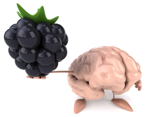 Fun cartoon brain — Stock Photo, Image