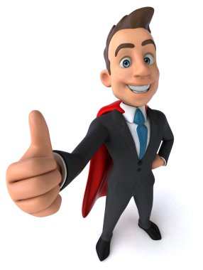 çizgi film süper iş adamı