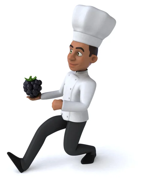 Divertido chef dos desenhos animados — Fotografia de Stock