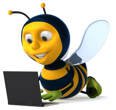 Eğlenceli çizgi film arı