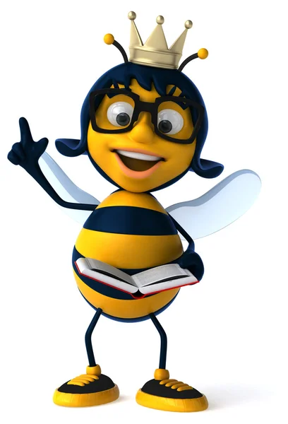 Drôle dessin animé abeille — Photo