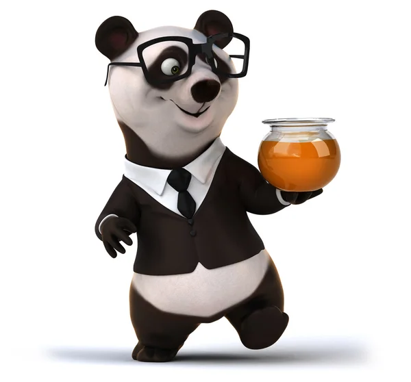 Funny cartoon panda — Stock Photo, Image