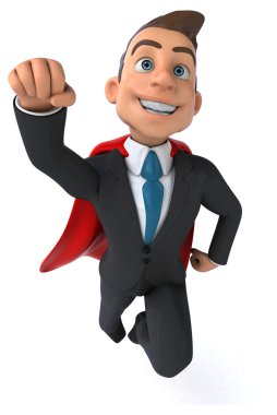 Eğlenceli süper işadamı