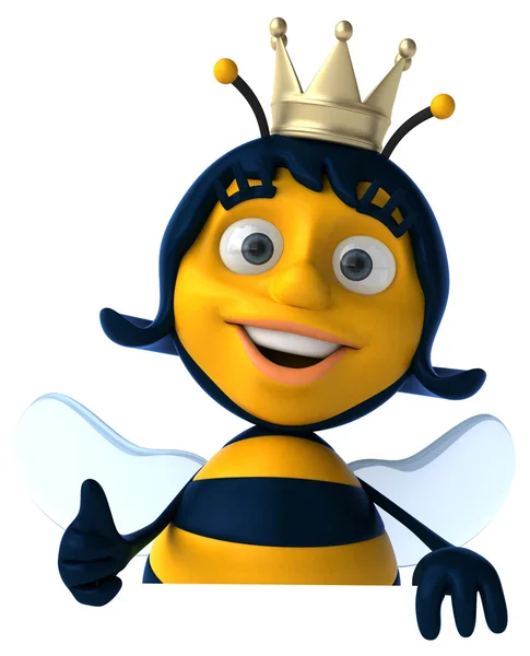 Funny cartoon bee — Zdjęcie stockowe