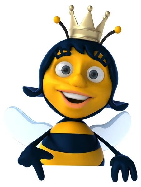 Funny cartoon bee — Zdjęcie stockowe